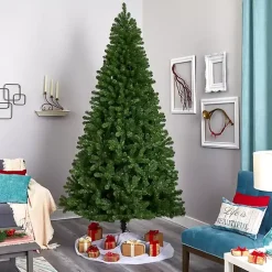 9 ft. Clear Pre-Lit Virginia Fir Christmas Tree