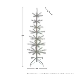 4 ft. Feather Bristle Display Christmas Tree