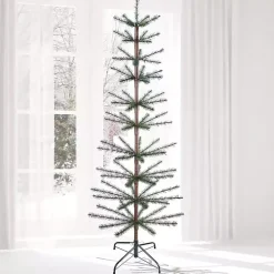 6 ft. Feather Bristle Display Christmas Tree