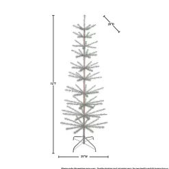 6 ft. Feather Bristle Display Christmas Tree