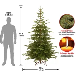 7.5 ft. Feel Real Norwegian Spruce Christmas Tree