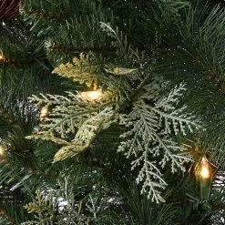 5 ft. Feel Real Pre-Lit Buzzard Pine Tree