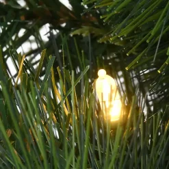 5 ft. Feel Real Pre-Lit Buzzard Pine Tree