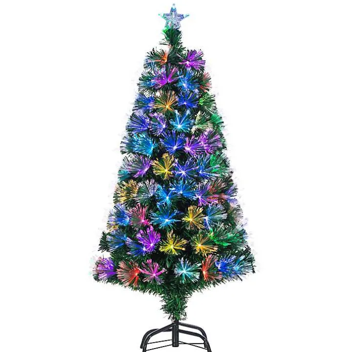 4 ft. Fiber Optic Color Changing Christmas Tree