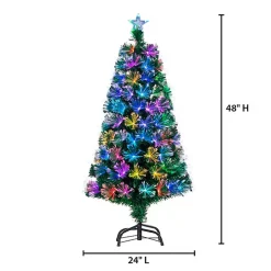 4 ft. Fiber Optic Color Changing Christmas Tree