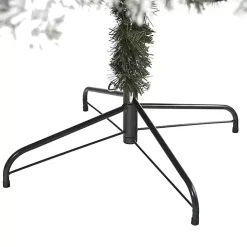 7 ft. Flocked Lit West Virginia Fir Christmas Tree