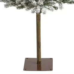 5 ft. Flocked Pre-Lit Alpine Christmas Tree