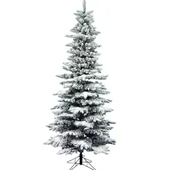 7.5 ft. Flocked Slim Utica Fir Christmas Tree