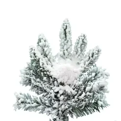 7.5 ft. Flocked Slim Utica Fir Christmas Tree