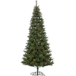 9 ft. Lit Baxter Pine Needle Mix Christmas Tree