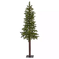 5 ft. Lit Twinkling Alaskan Alpine Christmas Tree