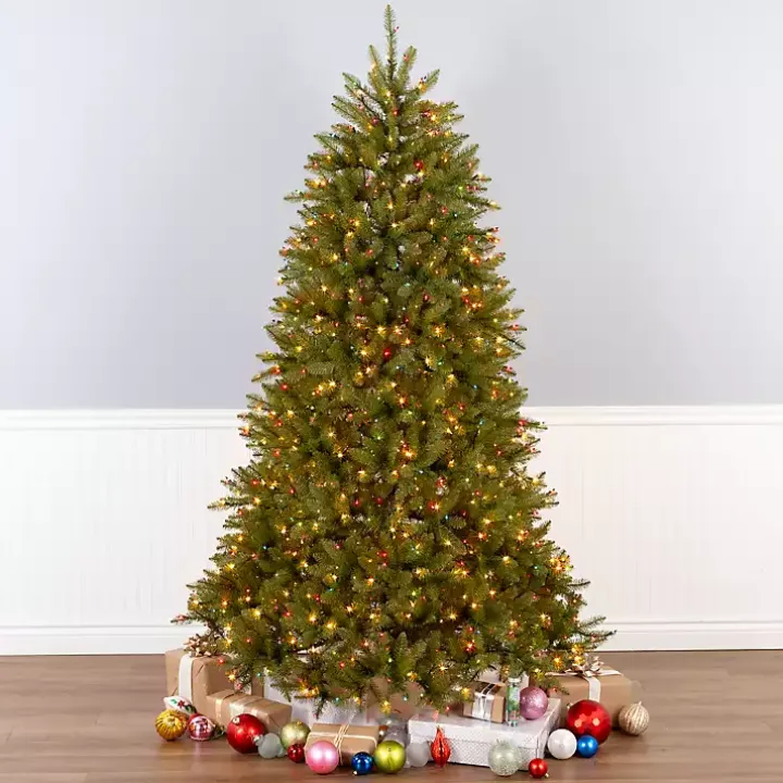 6.5 ft. Multicolor Dunhill Fir Christmas Tree