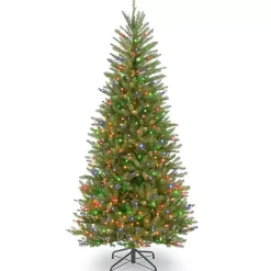 6.5 ft. Multi-Lit Dunhill Fir Slim Christmas Tree