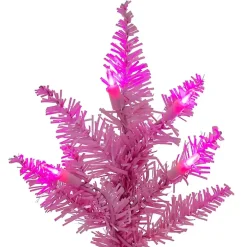 3 ft. Pink Pre-Lit Christmas Tree