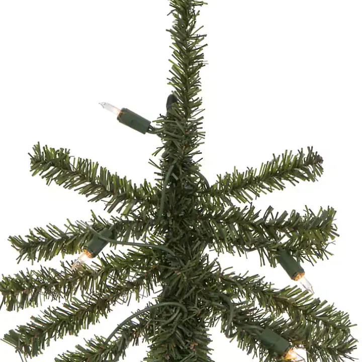 6 ft. Pre-Lit Clear Natural Alpine Christmas Tree
