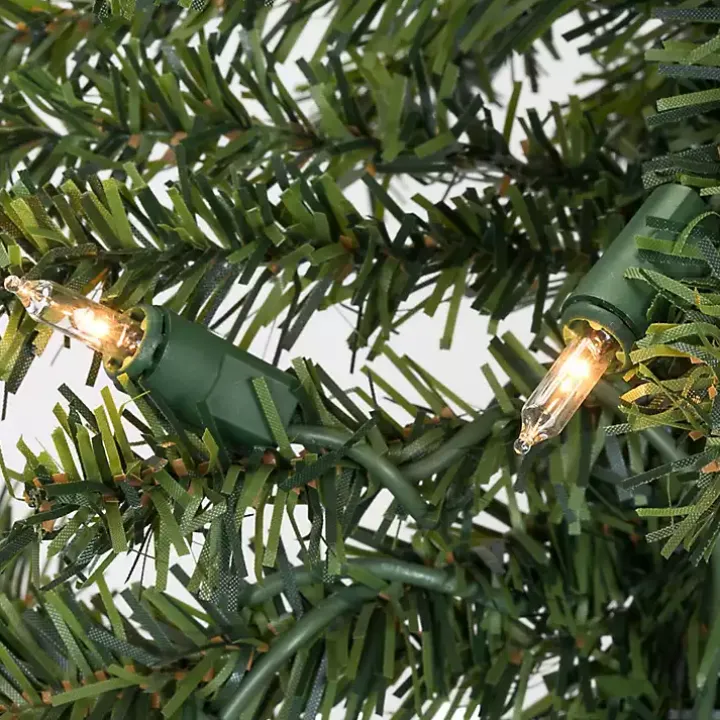 6 ft. Pre-Lit Clear Natural Alpine Christmas Tree