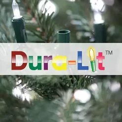 7.5 ft. Pre-Lit Douglas Fir Slim Christmas Tree