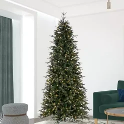 9 ft. Pre-Lit Douglas Fir Slim Christmas Tree