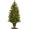 4 ft. Pre-Lit Dunhill Fir Potted Christmas Tree