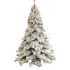 7 ft. Pre-lit Flocked Fir Christmas Tree