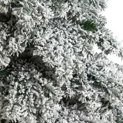 7 ft. Pre-lit Flocked Fir Christmas Tree