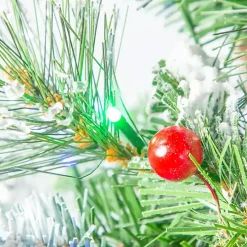 4 ft. Pre-Lit Glacier Pine Potted Christmas Tree