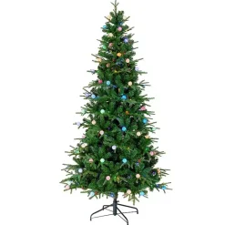 7 ft. Pre-Lit Globe Light Duxbury Christmas Tree