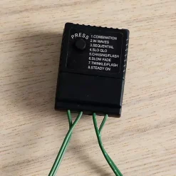 7 ft. Pre-Lit Green Santa Hat Christmas Tree