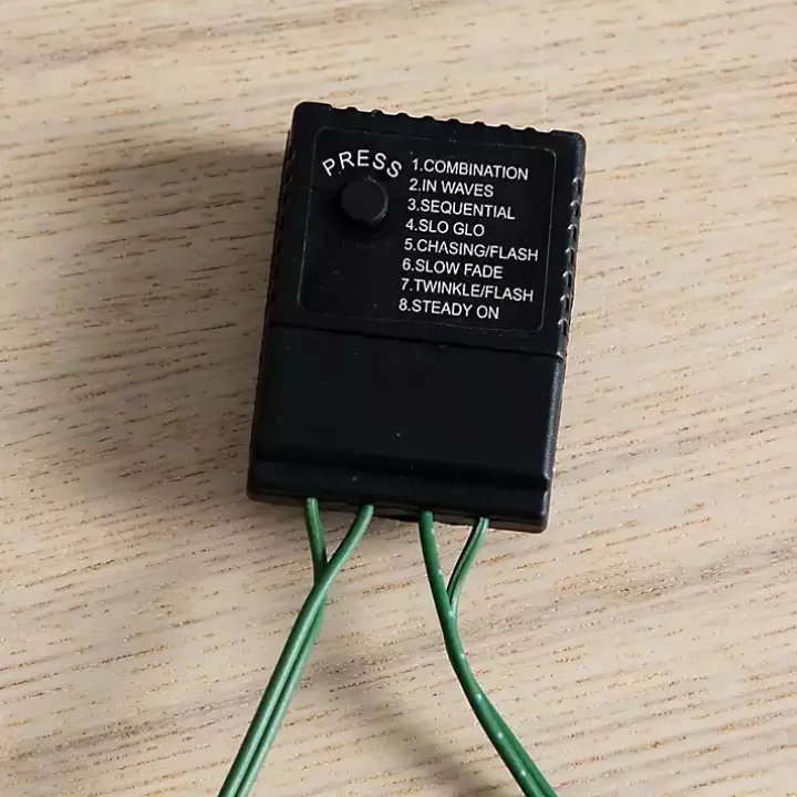 7 ft. Pre-Lit Green Santa Hat Christmas Tree