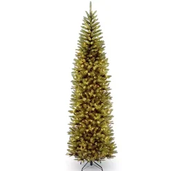 9 ft. Pre-Lit Kingswood Fir Slim Christmas Tree