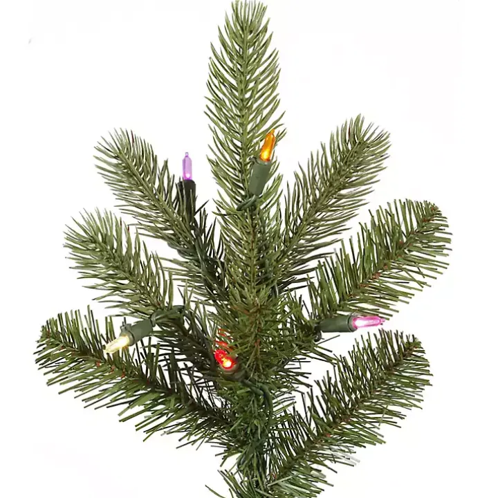5.5 ft. Pre-Lit Multicolor Spruce Christmas Tree