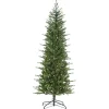 6.5 ft. Pre-Lit Narrow Dover Pine Christmas Tree