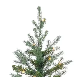 6.5 ft. Pre-Lit Narrow Dover Pine Christmas Tree