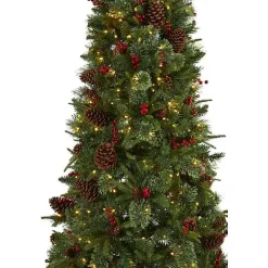 7.5 ft. Pre-Lit Norway Mixed Pine Christmas Tree