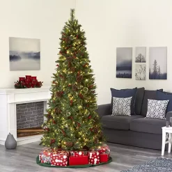 7.5 ft. Pre-Lit Norway Mixed Pine Christmas Tree