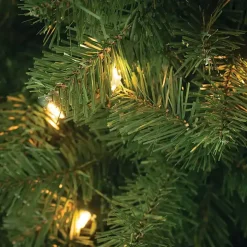 6.5 ft. Pre-Lit Pine Christmas Tree