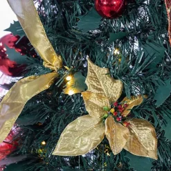 6 ft. Pre-Lit Pop-Up Decorated Christmas Tree