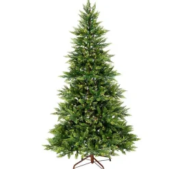 7.5 ft. Pre-Lit Real Feel Fern Christmas Tree