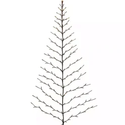 6 ft. Pre-Lit Twig Wall Hanging Christmas Tree