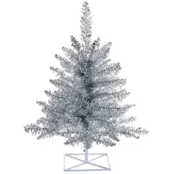 2 ft. Silver Tinsel Christmas Tree
