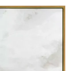 A Cloudy Day Framed Canvas Art Print