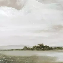 A Cloudy Day Framed Canvas Art Print