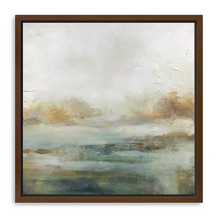 A Quiet Place Framed Canvas Art Print