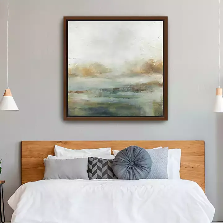 A Quiet Place Framed Canvas Art Print