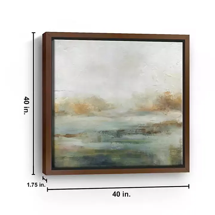 A Quiet Place Framed Canvas Art Print