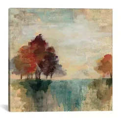 Abstract Autumn Landscape Canvas Art Print