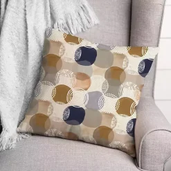 Abstract Circles Indoor/Outdoor Pillow