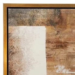 Abstract Gold Framed Canvas Art Print