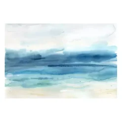 Abstract Indigo Seascape Giclee Canvas Art Print