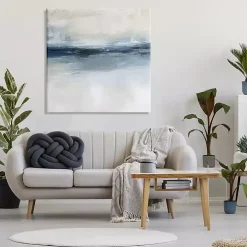 Abstract Nautical Horizon Canvas Print, 36x36 in.